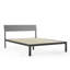 Lit simple avec lit plateforme en métal gris et lattes de bois-1575278410-1564663899