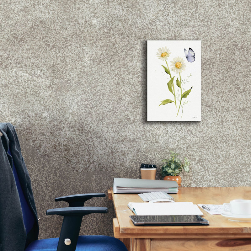 "Epic Graffiti" Wild for Wildflowers 4 "par Katrina Pete, art mural sur toile, 12 po x 18 po