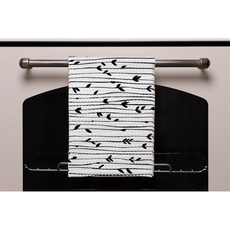 Cotton Floral Tea Towel Kitchen Towel