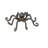 Cummins Metal Octopus Decorative Black Sculpture with Long Tentacles and Suctions Detailing