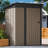 5 ft. W X 3 ft. D Galvanized Steel Storage Shed