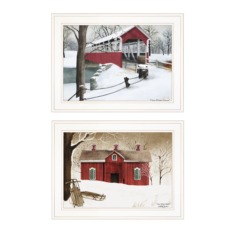 "Winter Evening" 2-Piece Vignette by Billy Jacobs
