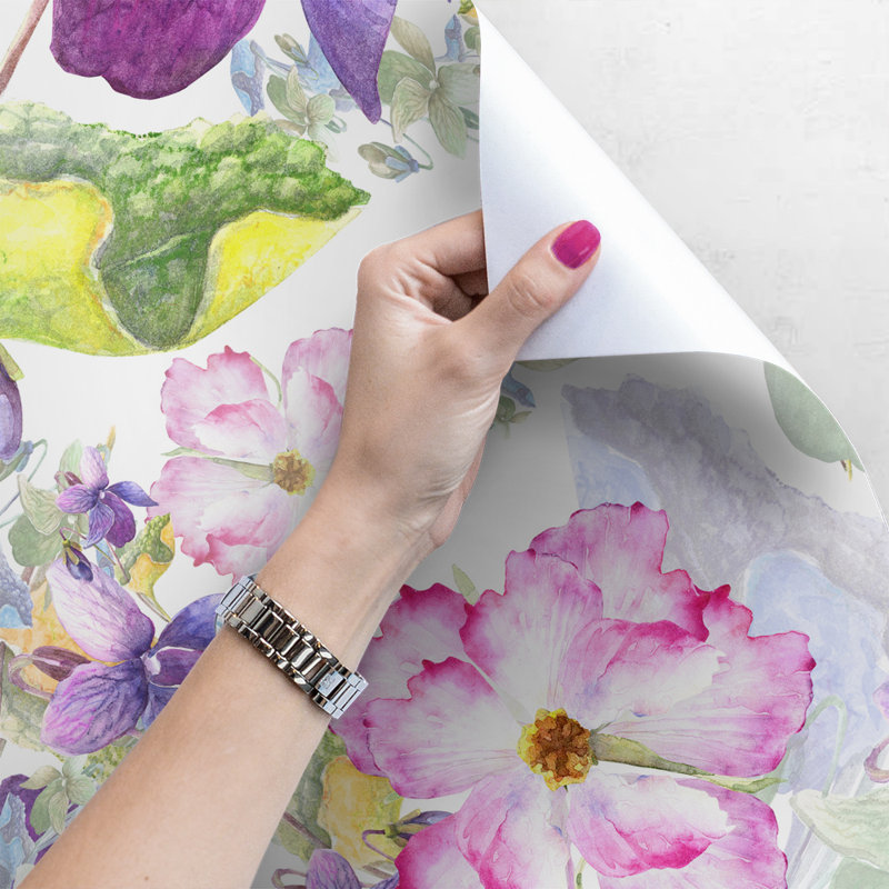 Opalo Floral Wallpaper, 250 x 250cm