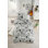 Ensemble de housse de couette XXL, 65% coton et 35% polyester, housse de couette 61,0 x 86,6 pouces et taie d'oreiller 31,5 x 31,5 pouces | Impression de pigments, lavable à la machine, fermeture à boutons | Design élégant gris, noir et blanc pour les chambres à coucher modernes