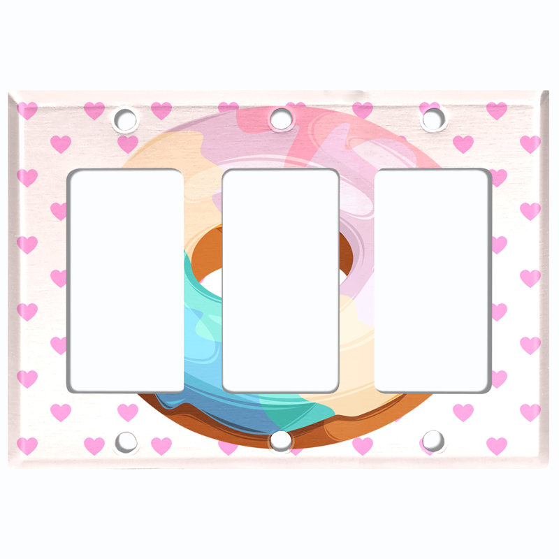 Plaque murale 3 bandes Donut Frosting