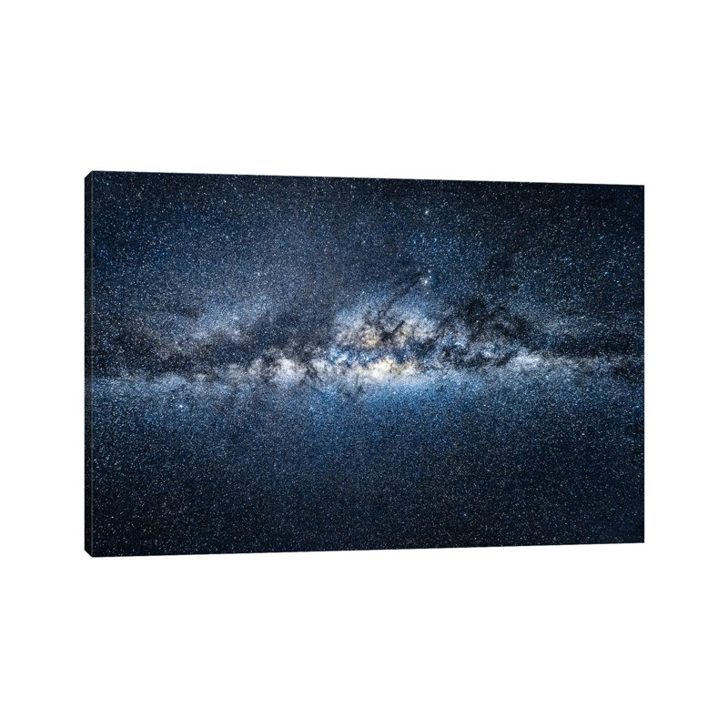 Milky Way Galaxy by Jan Becke - Wrapped Canvas Print, 20.32 cm H x 30.48 cm W x 1.91 cm D