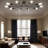 10 Light Sputnik Chandelier Ceiling Light Semi Flush Mount Light Ceiling Lamp-503184072