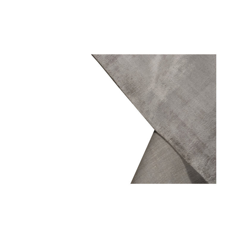 Tapis gris de haute qualité noué à la main
