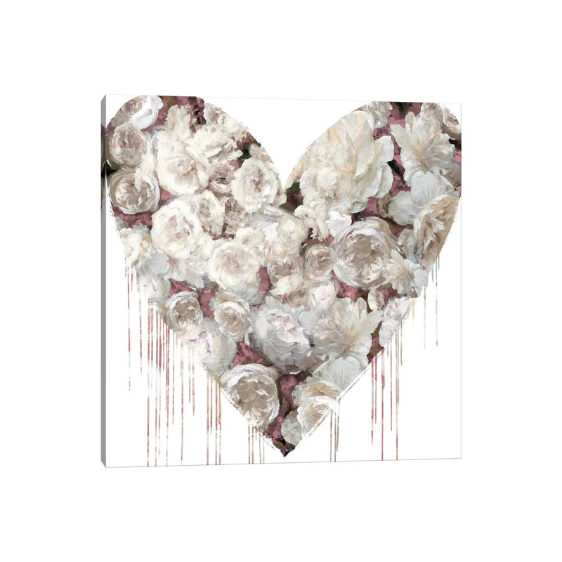Big Hearted Flowers I by Lindsay Rodgers - Wrapped Canvas Print, 93.98 cm H x 93.98 cm W x 1.91 cm D