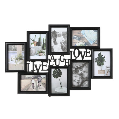 Latinne Black Picture Frame - Set of 9