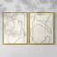 Impression encadrée Ethereal Umber I-Premium - prêt à être accroché - aucun clou requis - aucun clou requis-1658400076-1658400073