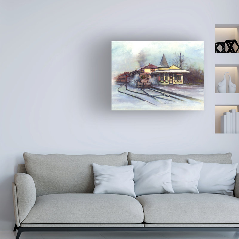Art mural sur toile tendue - art mural «Old No» pour salon, chambre à coucher ou bureau - 18 x 24