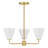Hashimoto 3-Light Chandelier in Brass-934181330-934181328-934181335