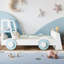 Lit voiture simple avec tablettes de rangement-97530313