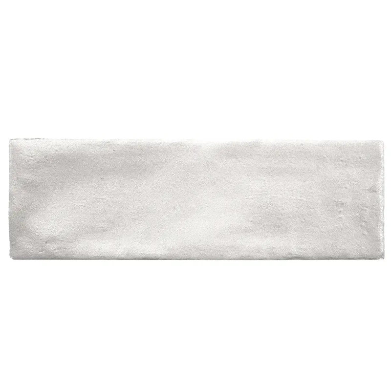 Paquet de 38 tuiles murales de style métro en céramique polie et polie de 2,5 po x 8 po (5,38 pieds carrés / caisse), Blanc
