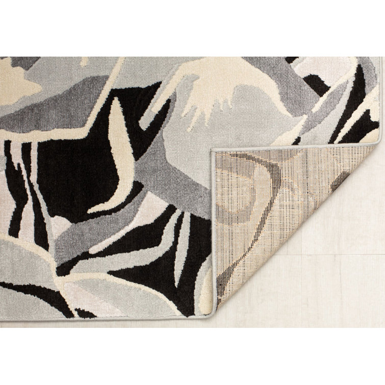 Elizabeth Sutton 32221 8 x 10 ft. VE55B Small Wonder Abstract Modern Area Rug, Gray