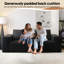 Loveseat Sofa,Modular Couch with Deep Seat Memory Foam,Comfy Small Cloud Couch for Small Spaces,No Assembly Sofa for Living Room Bedroom,Apartment-114308425-114308426