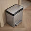 8-Gallon Compact Stainless Steel Step Trash Can-736010983