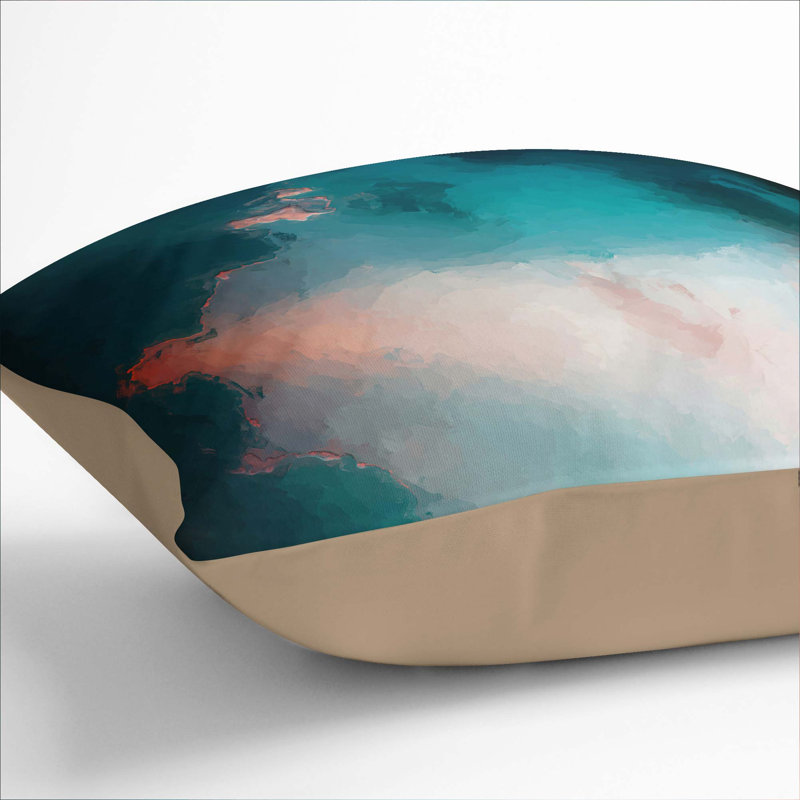Square Throw Cushion, Stone, 55cm H x 55cm W x 20cm D