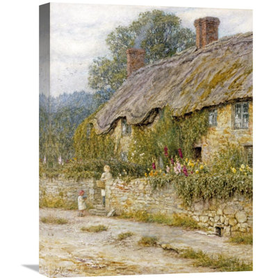 " Cottage Near Wells, Somerset " by Helen Allingham