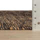Striped Black/Natural Handwoven Jute Rug