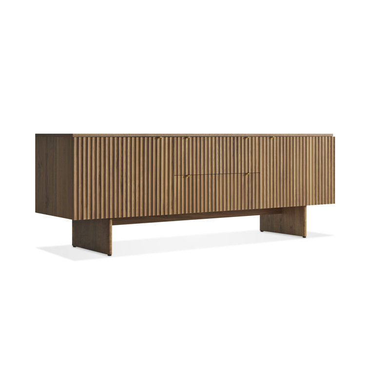 Murmur 80'' W Solid Wood Sideboard, Walnut
