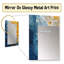 Blue and Yellow Intuitive Expressions II - Modern Wall Mirror-895262982