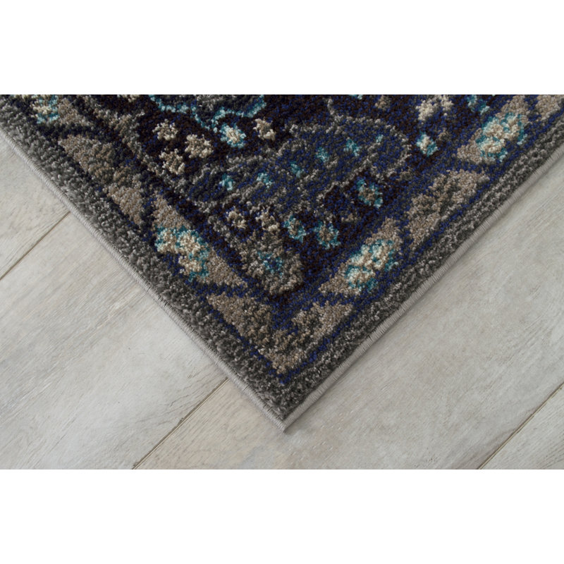 Tapis tempête / bleu Boulton, Rectangle 5 pi x 7 pi