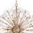 Poppy Glass Chandelier Small (Clear)