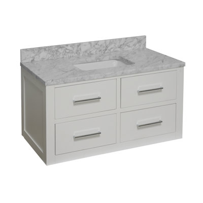 Ensemble de meuble-lavabo simple mural 42 po Virley
