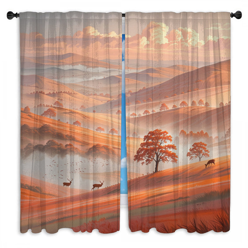 Rideaux roulants Rolling Hills, 20in x 50in - 2 panels, Transparent