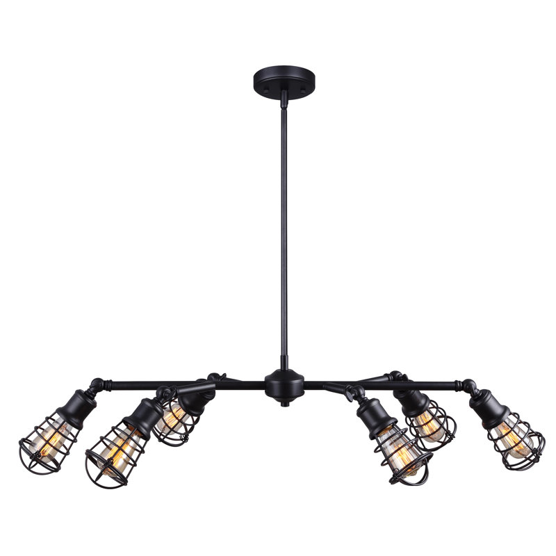 Plafonnier semi-encastré 6 lumières Lovitt