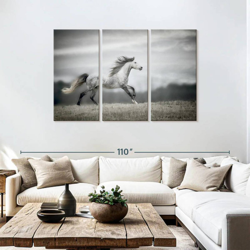 Brampt Wind Blown Mane II, 48" H x 74" W