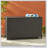 BLAKE WICKER CUSHION BOX WITH Wheels, BENCH
