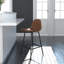 Henrine Upholstered Counter Stool with Metal Frame-277268267