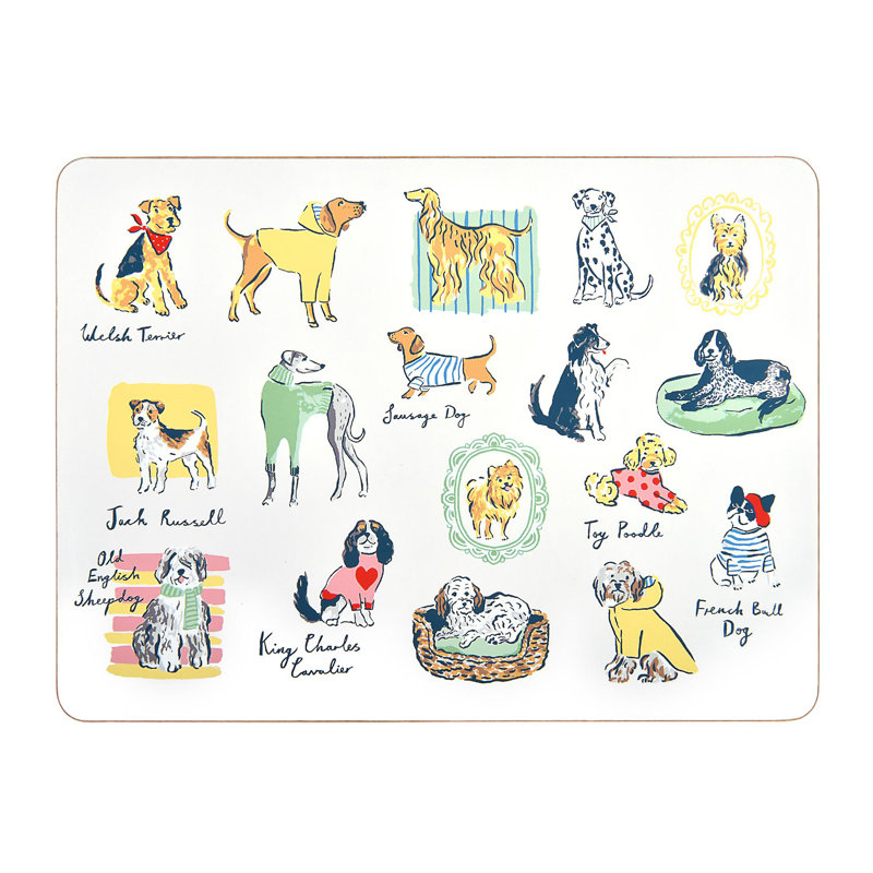 Best In Show Paper Printed MDF Placemat