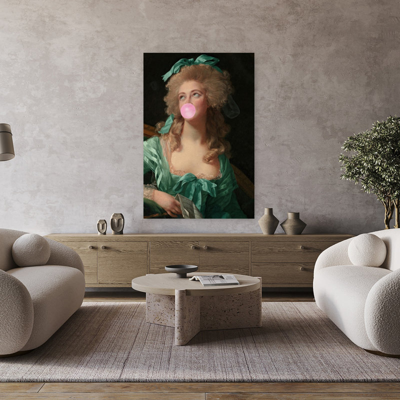 Art contemporain Art contemporain, H 48 po x l 32 po