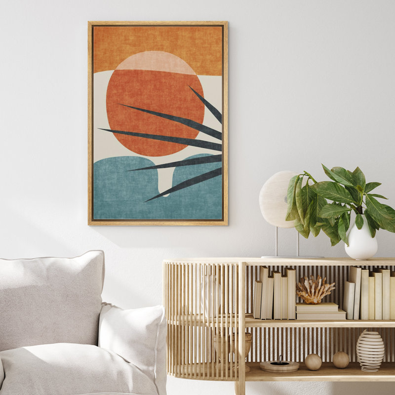 Mid Century Shape " Block ", 36" H x 24" W, Brown