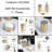 Golden Bathroom Accessory Set