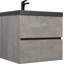 Meuble-lavabo mural 24 po avec lavabo et rangement mural moderne
