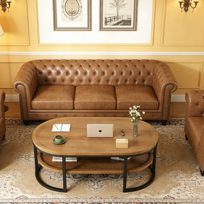 Modern Coffee Table U Shape Steel Frame