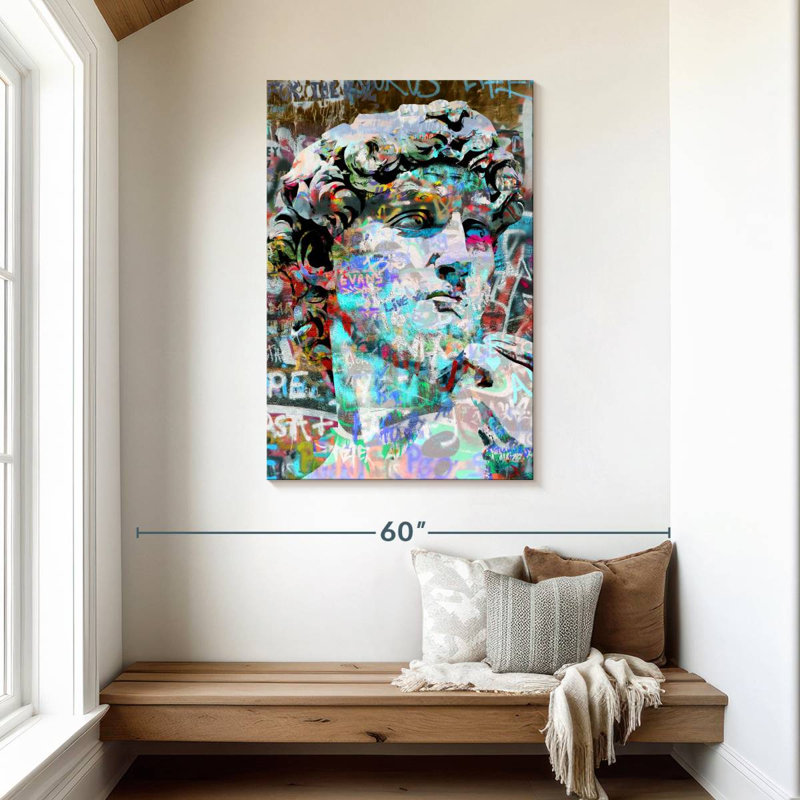 Leisha David Heavy Graffiti, 45" H x 30" W