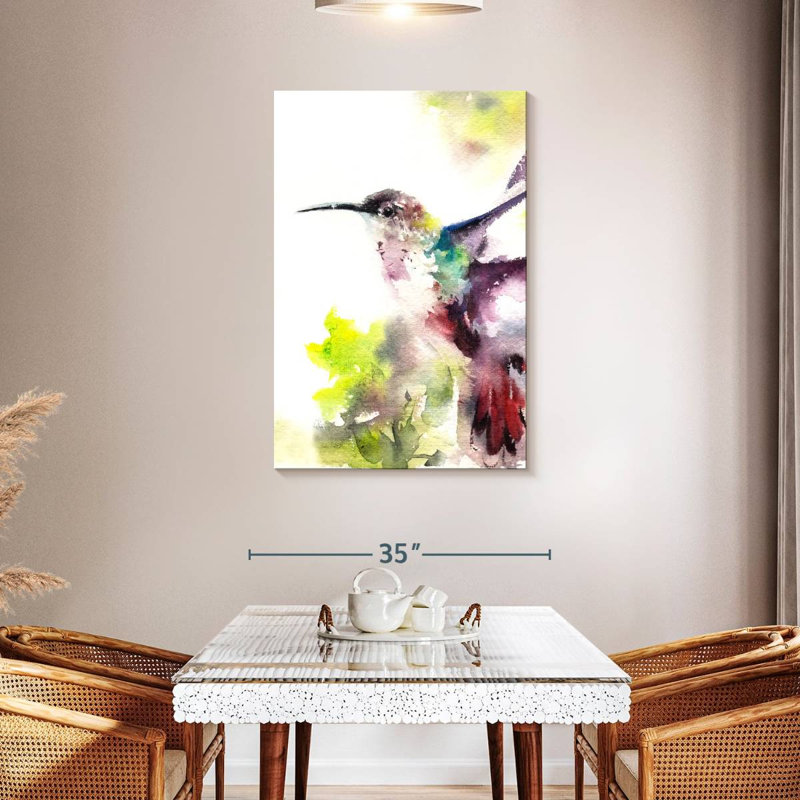 Brampt Hummingbird Hues, 45" H x 30" W