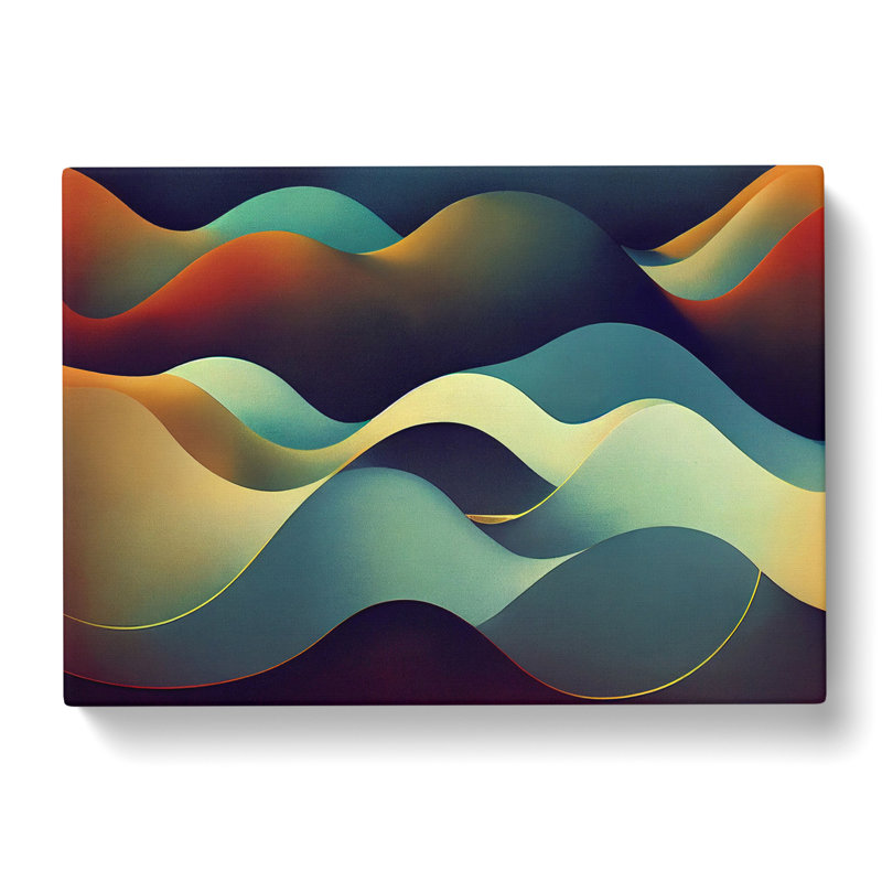 Ocean Surrealism Abstract - Wrapped Canvas, 40cm H x 60cm W x 3cm D