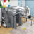 Loft Bed Featuring Integrated Staircase, Bookshelf, Drawers, Workspace Desk, And Wardrobe – All-In-One Solution-151738376-151738372