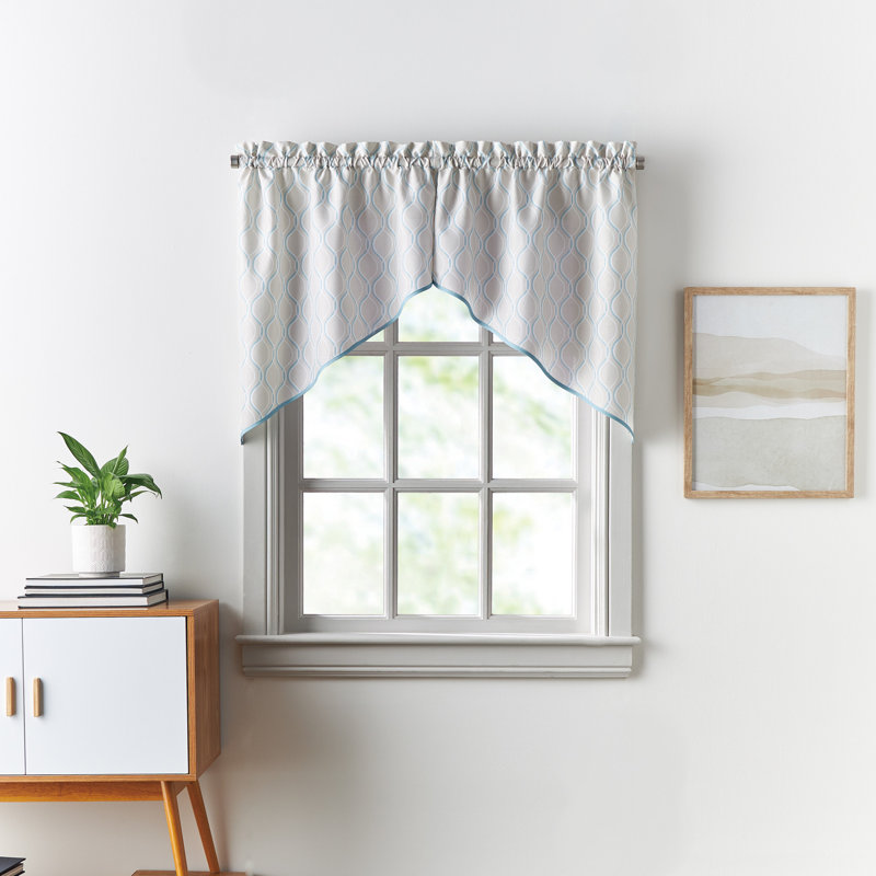 Curtainworks Morocco Kinde Swag Pair, Green