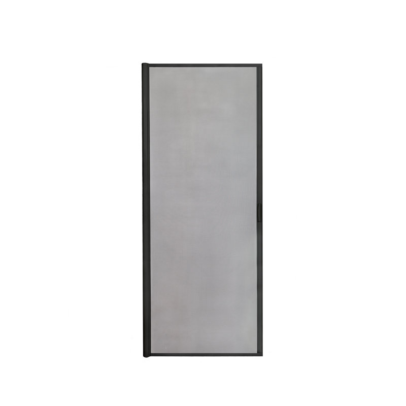Écran rétractable pour porte simple, H 84 po x l 38 po, Noir