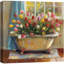 «Colorful Tulip Flowers In The Bathaign» - reproduction d'art sur toile encadrée-1549900729-1549900740