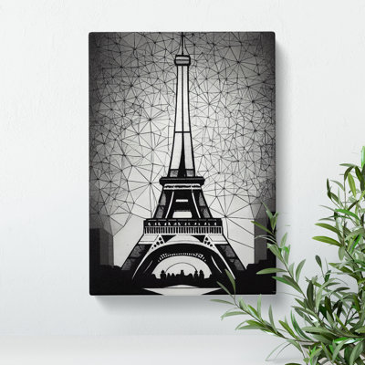 Monochrome Eiffel Tower No.1 - Wall Art