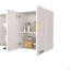 Armoire murale Peoria, quatre tablettes intérieures-121028895